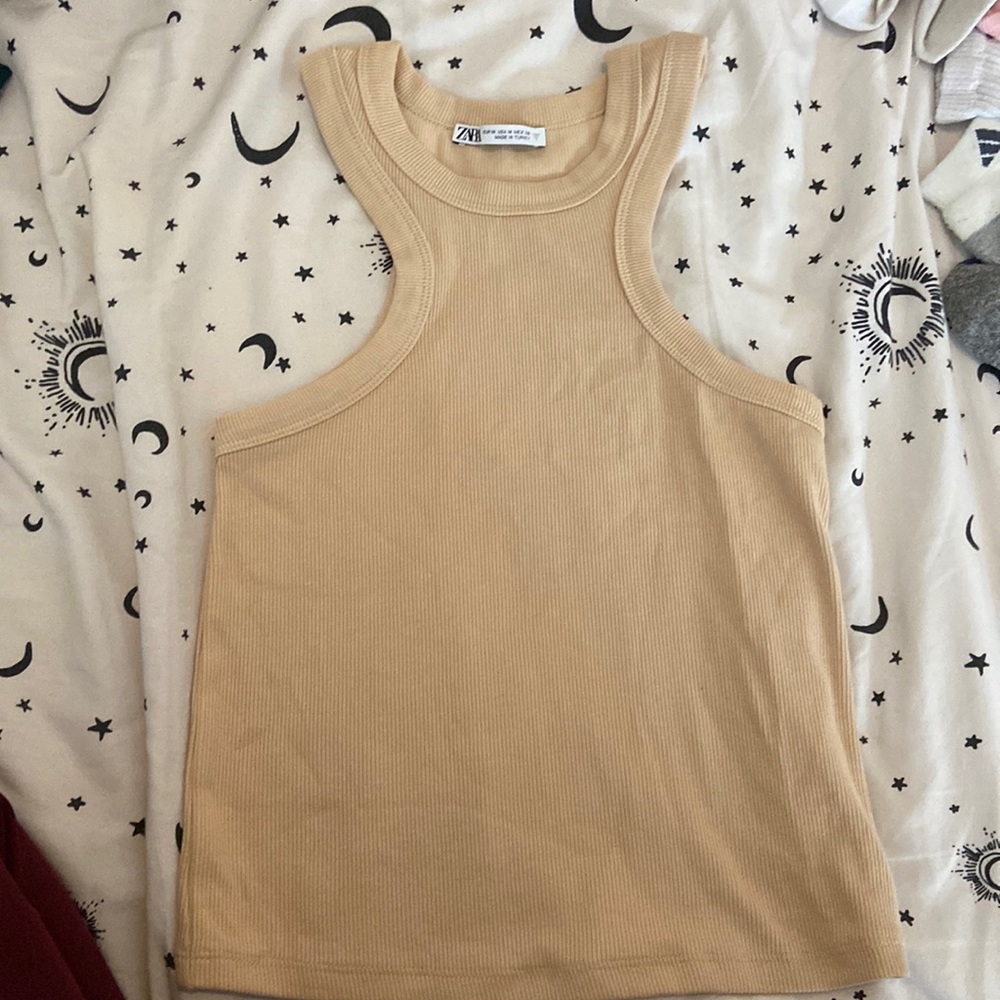ZARA Tan Tank Top
